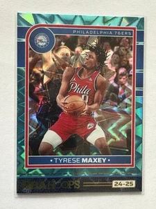 2024-25 Panini Hoops Tyrese Maxey Teal Explosion Card #84 - Picture 1 of 2