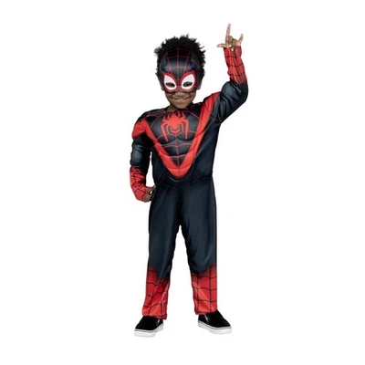 Marvel Spidey Spiderman Amazing Friends Disfraz Muscular Acolchado 2T Jazwares Nuevo Foto 1 de 3