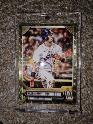 2022 Topps Gypsy Queen Michael Brantley #46 SuperFractor /1 1of1 1/1 Astros - Imagem 1 de 2