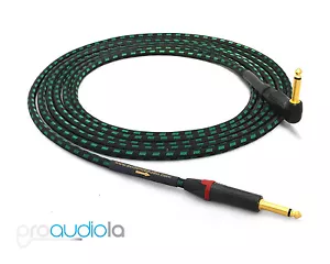 Cable de instrumento Evidence Audio Lyric HG | oro neutro 1/4" TS a 90o | 15 pies - Imagen 1 de 1