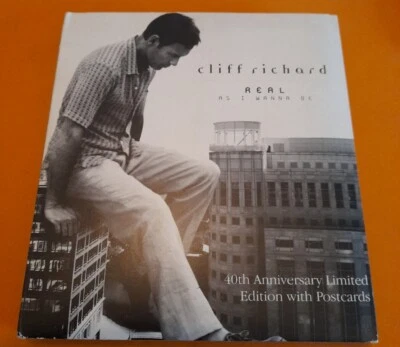 Cliff Richard- real as I wanna be, anniversary ltd edition, collectors cd. 1998. - Image 1 of 4