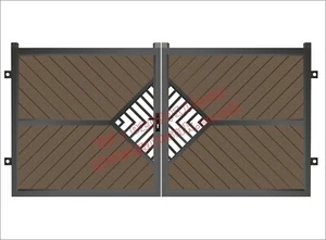 DRIVEWAY GATES / COMPOSITE WOOD GATE / METAL GATE/ BI FOLD GATES/ SLIDING GATE - Picture 1 of 3