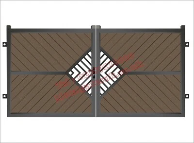 DRIVEWAY GATES / COMPOSITE WOOD GATE / METAL GATE/ BI FOLD GATES/ SLIDING GATE  - Image 1 of 3