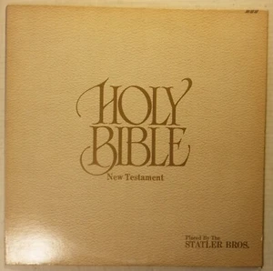 STATLER BROS. / HOLY BIBLE: NEW TESTAMENT / 12”  STEREO LP / MERCURY SRM 1 1052 - Picture 1 of 4