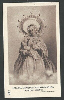 Estampa Antigua De La Virgen De La Providencia Santino Holy Card Image Pieuse • 4€