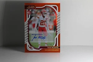 2022 PANINI ABSOLUTE CHIEFS /50 AUTO TRENT MCDUFFIE #195 (FO2) - Picture 1 of 2