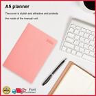 2024 A5 Planner Notebook Diary Journal 150 Pages English Schedule (Pink)
