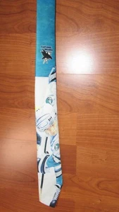 San Jose Sharks Ralph Marlin 1991 NHL team neck tie - Picture 1 of 5