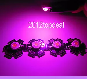 3w full spectrum 380nm~840nm led grow chip ,45mil bridgelux 20mm base - Picture 1 of 7