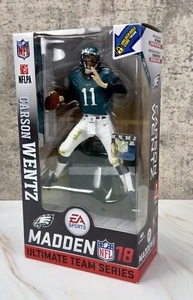 McFarlane NFL EA Sports Madden 18 Serie 1 Carson Wentz camiseta negra - Novato - Imagen 1 de 3