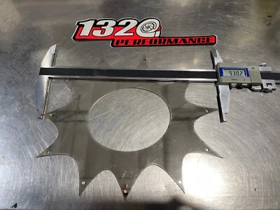 All Out Fab hood exit pipe heat shield - 304 stainless steel - use rivet install — 第 1/4 张图片