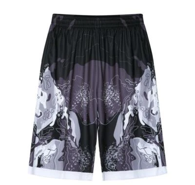 Pantalones Cortos Para Hombre Baloncesto Deportes Calce Suelto Secado Rápido Informales Verano Cómodos Pantalones Foto 1 de 4