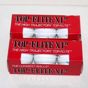 Spalding Top - Pelotas de Golf Flite XL II Larga Distancia 2 Paquetes Blanco NUEVO 6 en total - Imagen 1 de 4