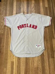 #39 Game Used Portland Sea Dogs Gray Road Jersey Red Sox  - Picture 1 of 2
