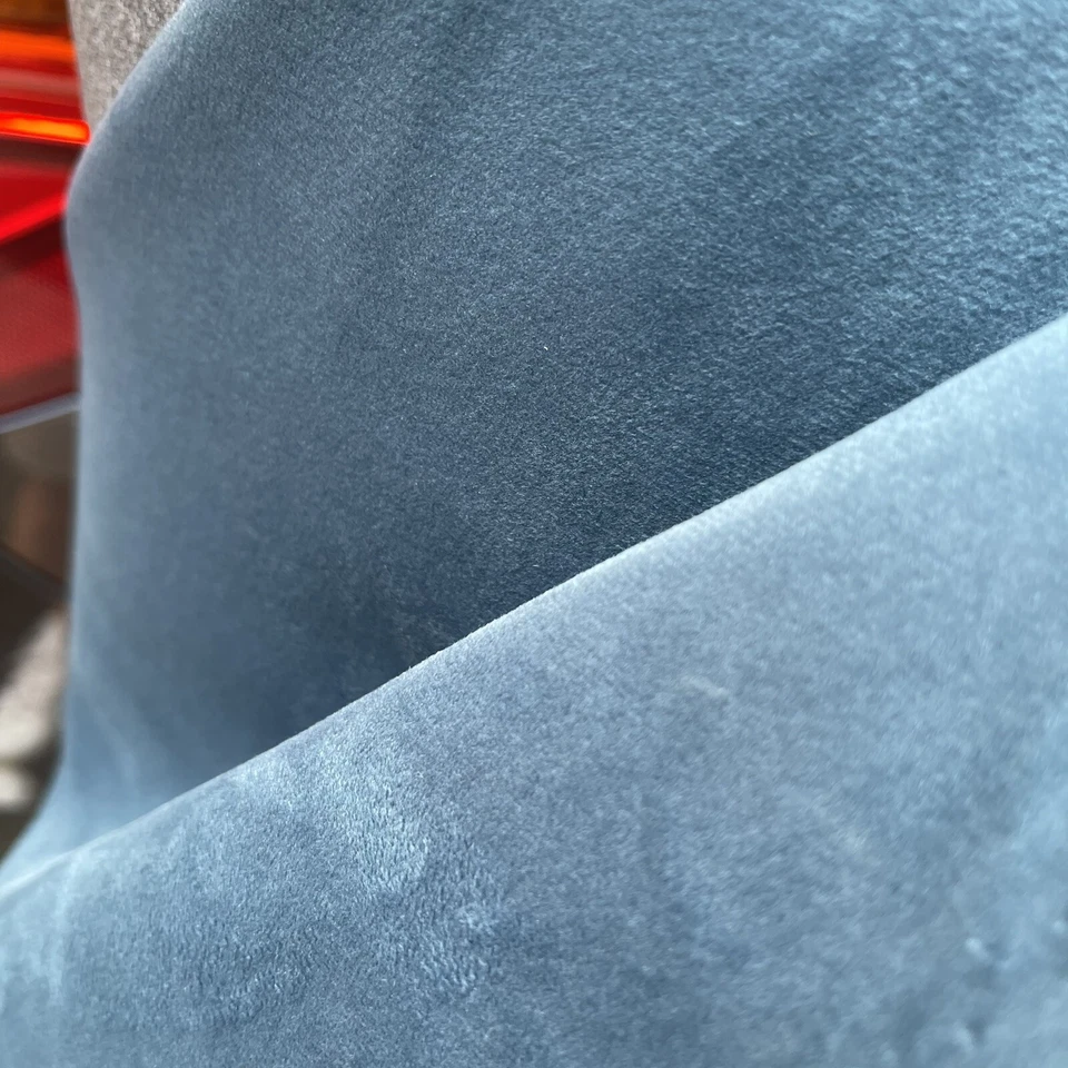 WARWICK PLUSH VELVET In TEAL Cushion/UPHOLSTERY FABRIC,sold Here In 10m Lengths - Image 1 of 3