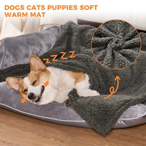 Dog Blanket - Waterproof Pet Blanket for Dogs & Cats, Sofa Protection Pet Throw - Picture 1 of 11