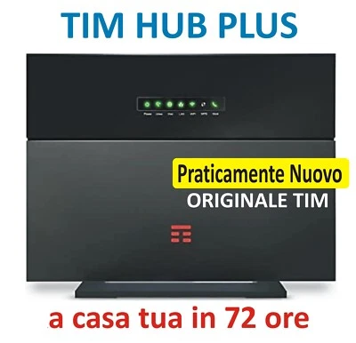 MODEM TIM HUB+ PLUS MODELLO ZTE ROUTER WIFI 6 VDSL EVDSL FIBRA TIM HUB FTTC FTTH - Immagine 1 di 4