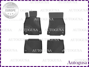 NEW LHD FULL SET BLACK RUBBER FLOOR MATS LINERS FOR LEXUS LS XF30 2000-2006 - Picture 1 of 4