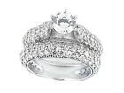 3.50Ct Round Cut Diamond Engagement Ring Wedding Band Set Solid 14k Gold