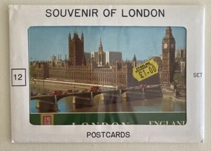 London England Postkarten Vintage Souvenir Of London 12er Set FISA - Bild 1 von 11
