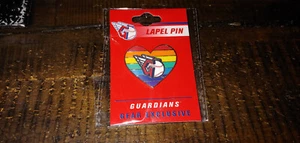 Cleveland Guardians 2023 "Pride Heart" Lapel Pin Progressive Field MLB Brand New - Picture 1 of 10