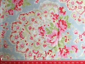 Merceria Cath Kidston Paisley lunga 25 cm x 50 cm rosa blu cotone spazzolato nuova - Foto 1 di 1