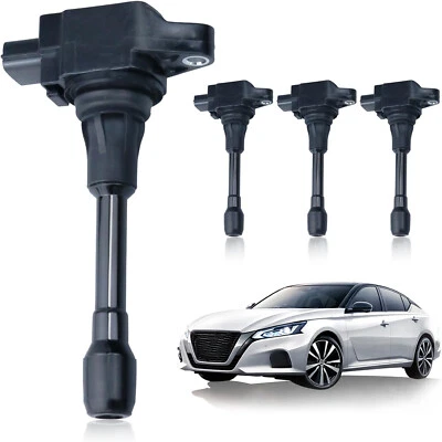 4 Ignition Coils for Nissan Altima Sentra Rogue 2.5L Versa 1.8L 2007-2012 UF549 - Image 1 of 4