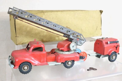 Gama Mécanisme 1950's Feu Moteur Avec Remorque OA - Photo 1/4