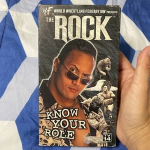 The Rock - Know Your Role VHS (2001) - WWF Wrestling Duane “The Rock” Johnson - Picture 1 of 7
