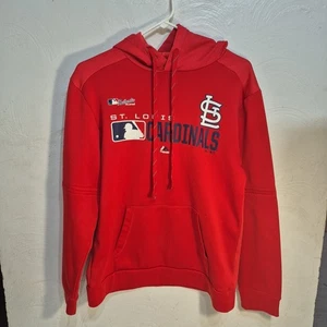 MLB Auténtica Colección Majestuosa Cardenales de San Luis Sudadera con Capucha Pequeñas Tarjetas STL - Imagen 1 de 15