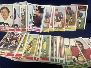1974 Topps Football Lot - 317 Cards - No Duplicates - Picture 1 of 6