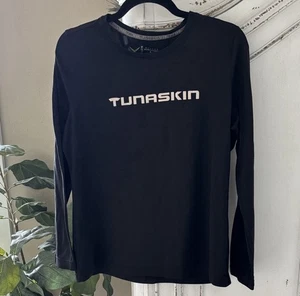 Tuna Skin Women's Large Echo Performance Black Long Sleeve *Stain - Picture 1 of 7
