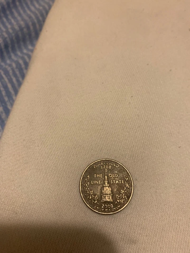 Beatiful Coin  2000 D Maryland State Quarter THE OLD LINE ESTATE - Image 1 of 4