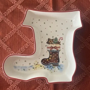 Villeroy & Boch Winter Bakery Delight Schale Stiefel Weihnachten Servierschale 1784 - Bild 1 von 4
