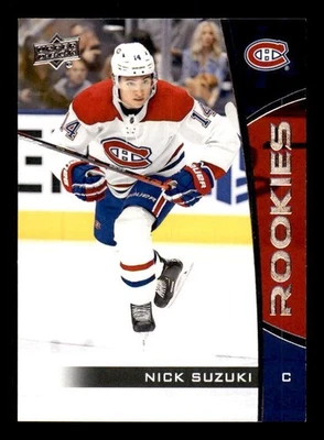 2019-20 Upper Deck NHL Rookie Box Set #3 Nick Suzuki Canadiens Rookie - Image 1 of 2