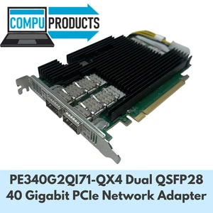 Silicom PE3100G2DQIRM-QX4 QSFP28 FM10840 Dual Port 40/100GB PCIE - Afbeelding 1 van 4