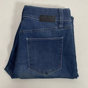 Jeanswest Womens Blue Tummy Trimmer Slim Straight Denim Jeans Size 11 Hemmed VGC - Picture 1 of 7