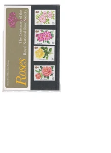 Paquete de presentación de correo real 1976 rosas como nuevo paquete de sellos decimales número 81 - Imagen 1 de 1