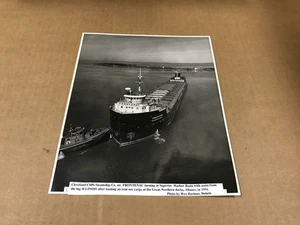 De colección 1954 Cleveland-Cliffs Steamship - Fotografía Frontenac - 8" x 9,75" - Imagen 1 de 6