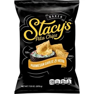 Stacy's Pita Chips, Garlic 🧄 🧀Parmesan & Herb, 7.33oz Bag - Picture 1 of 4