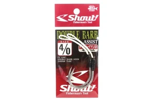 Shout 42-DA Double Barb Assist Hook Rigged Size 4/0 (5812) - Picture 1 of 6