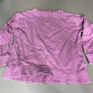 Girls Pink ZARA Cotton Sweatshirt | Size 7 - Picture 1 of 5