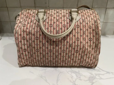 Louis Vuitton M95501 Monogram Mini Lin Croisette Speedy 30 Bag Pink - Image 1 of 4