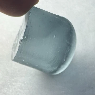 28.68 GRAM SWISS BLUE SPINEL #106 ROUGH GEMSTONE LAB CREATED - Image 1 of 2