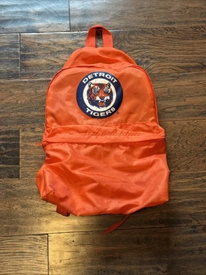 Vintage Detroit Tigers Perry MLB Baseball Orange Stadium Giveaway Backpack - Image 1 of 4