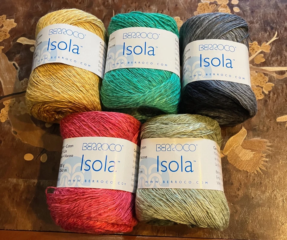 SALE Berroco ISOLA Yarn - choice of 5 colors