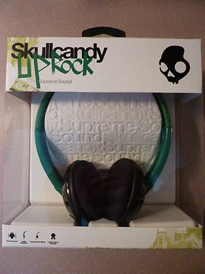 Teléfonos con cabeza Skullcandy Uprock Rasta rojo verde amarillo Foto 1 de 3