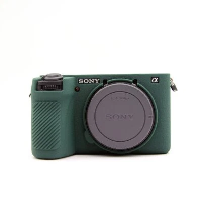 Funda protectora de silicona con armadura para cámara textura antideslizante solo para Sony A6700 Foto 1 de 4