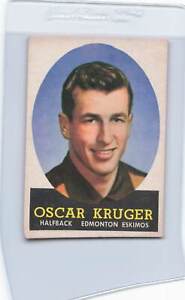 1958 Topps CFL #44 Oscar Kruger Eskimos EX *DA-B2405