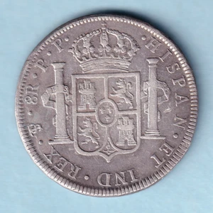 Bolivia. 1801-PP 8 Reales.. Pototsi Mint.. Trace Lustre.. gVF - Imagen 1 de 2